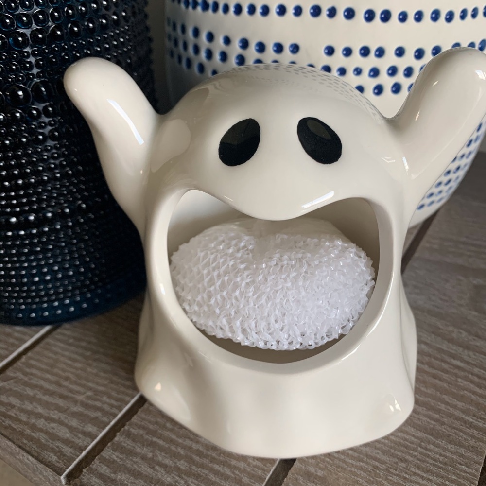 NEW Ghost Sponge Candy Holder Rae Dunn